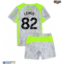 Otroški Nogometni dresi Manchester City Rico Lewis #82 Tretji 2025-26 Kratek Rokav (+ Kratke hlače)